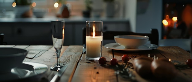 Kolacja przy świecach